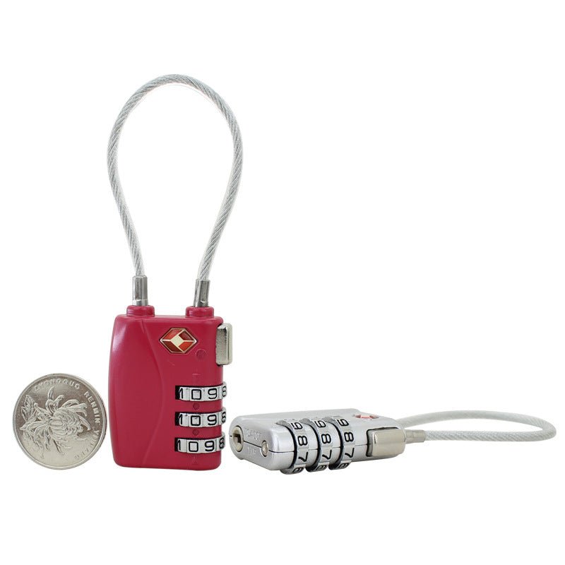 TSA Mini Luggage Lock with 719 Logo for Customs - Inflight Essentials
