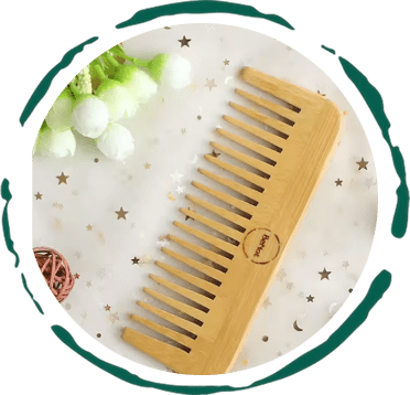 All - Natural Bamboo Hair Comb - Inflight Essentials