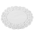 uxcell 500 Pcs White Lace Paper Doilies 8.5 Inch Round Paper Doilies Tableware Disposable Paper Decorative Paper Placemats for Wedding Birthday Cakes Desserts Tableware Food - Inflight Essentials