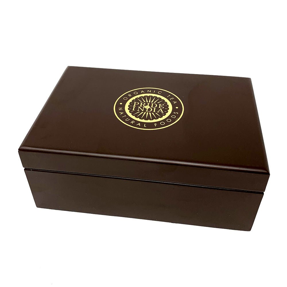 Natural Indian Tea Assortment Chest, 6 Types - 72 Tea Bags - Inflight Essentials