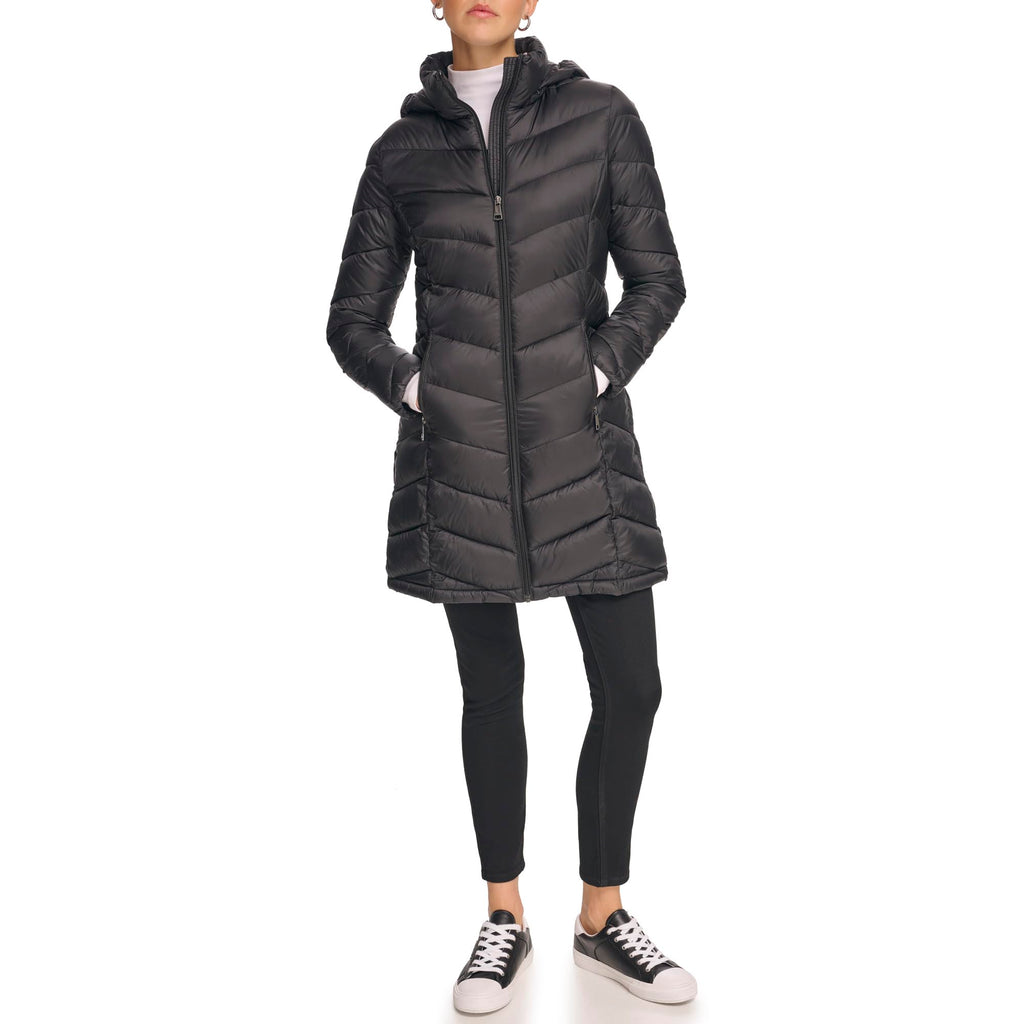 Calvin Klein Womens Outerwear JacketBlackS - Inflight Essentials