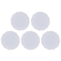 Jagrove Paper Doilies 100PCS 8.5 Inch White Lace Doilies Paper Round Decorative Disposable Paper Placemats Bulk for Party Craft Wedding Birthday Tableware Decorations - Inflight Essentials