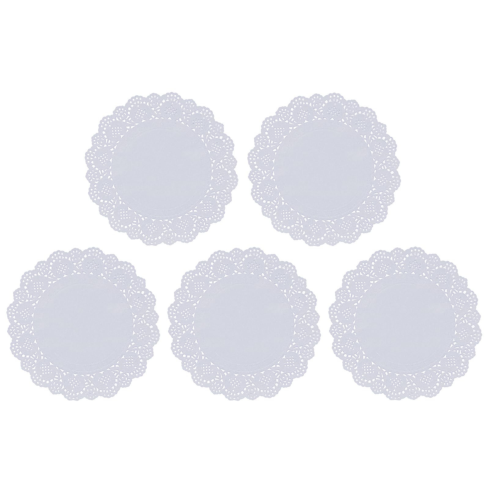 Jagrove Paper Doilies 100PCS 8.5 Inch White Lace Doilies Paper Round Decorative Disposable Paper Placemats Bulk for Party Craft Wedding Birthday Tableware Decorations - Inflight Essentials