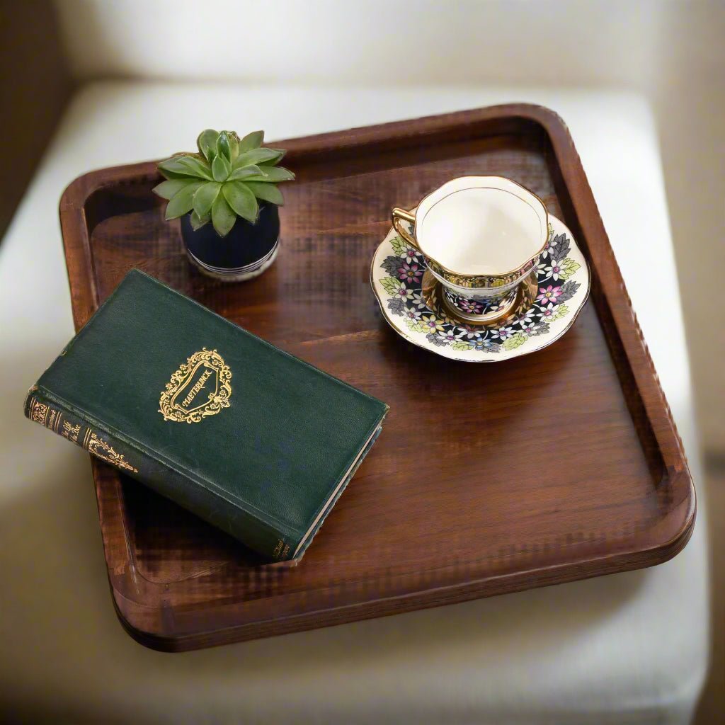 Square Serving Tray - 15" - Solid Bottom - Inflight Essentials