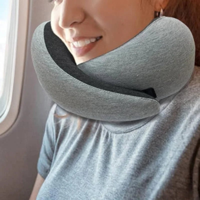Travel Neck Pillow Travel Neck Cushion Durable U - Shaped Travel Pillow Non - Deformed Airplane Pillow - Inflight Essentials
