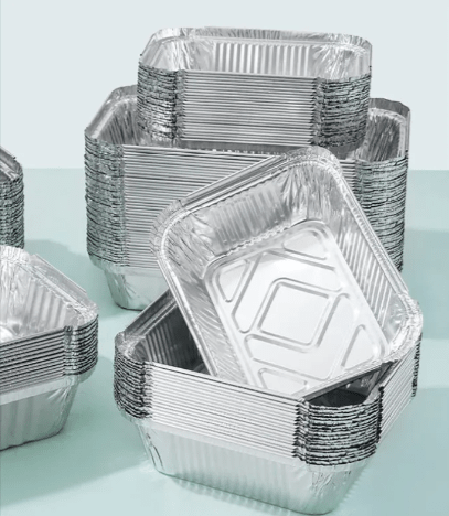High - Temperature Resistant Disposable Tin Trays for Household Use - Inflight Essentials