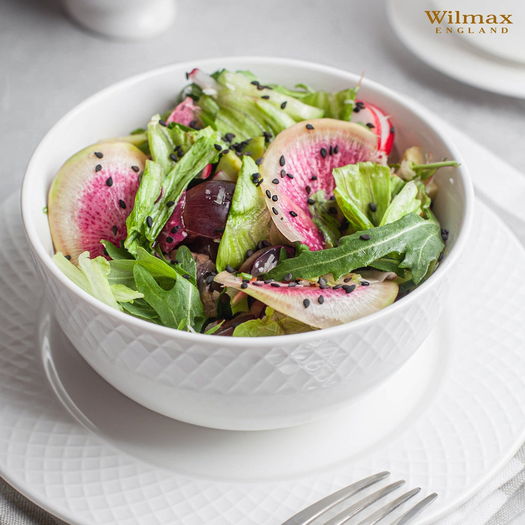 White Bowl 5.5" inch | 14 Cm 20 Fl Oz | 600 Ml - Inflight Essentials