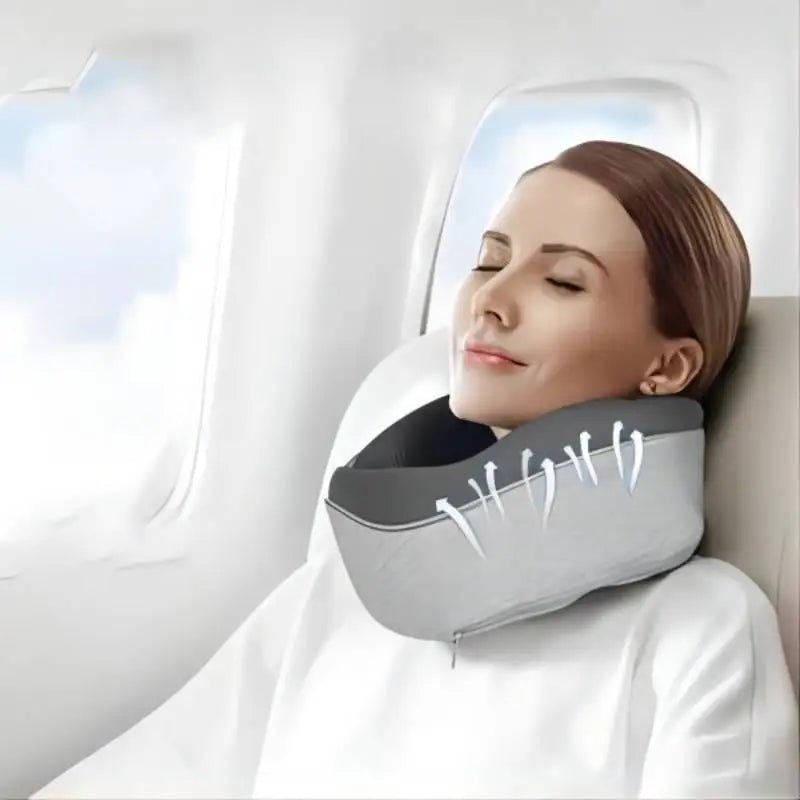 Travel Neck Pillow Travel Neck Cushion Durable U - Shaped Travel Pillow Non - Deformed Airplane Pillow - Inflight Essentials