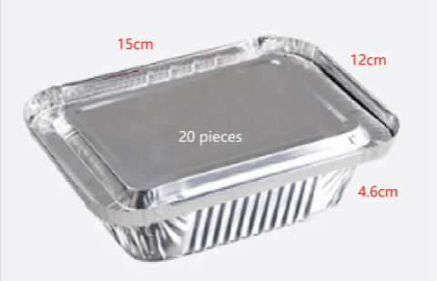 High - Temperature Resistant Disposable Tin Trays for Household Use - Inflight Essentials