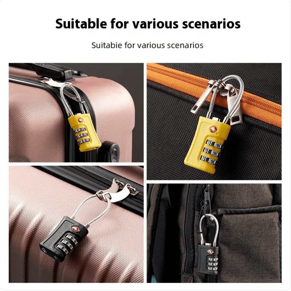 TSA - Approved Luggage Lock - Inflight Essentials
