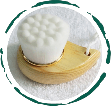 Facial Brush with Bamboo Handle - Inflight Essentials