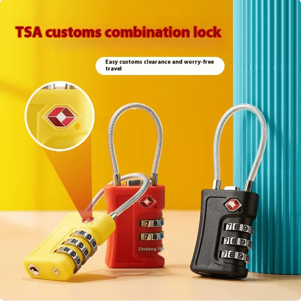 TSA - Approved Luggage Lock - Inflight Essentials