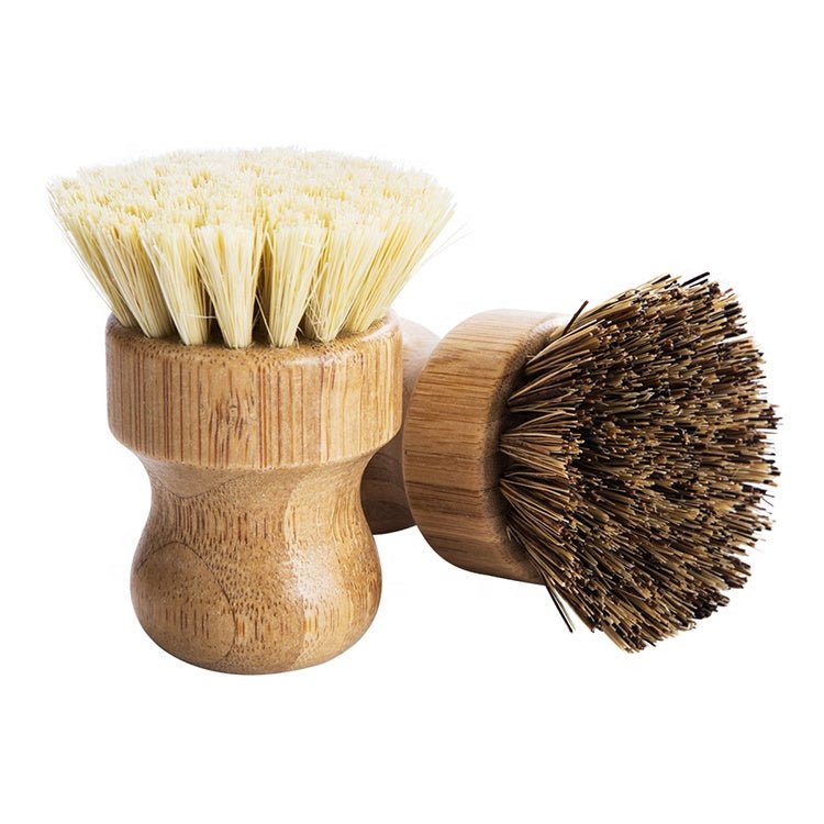 Bamboo Sisal Fiber Dish Brush - Inflight Essentials