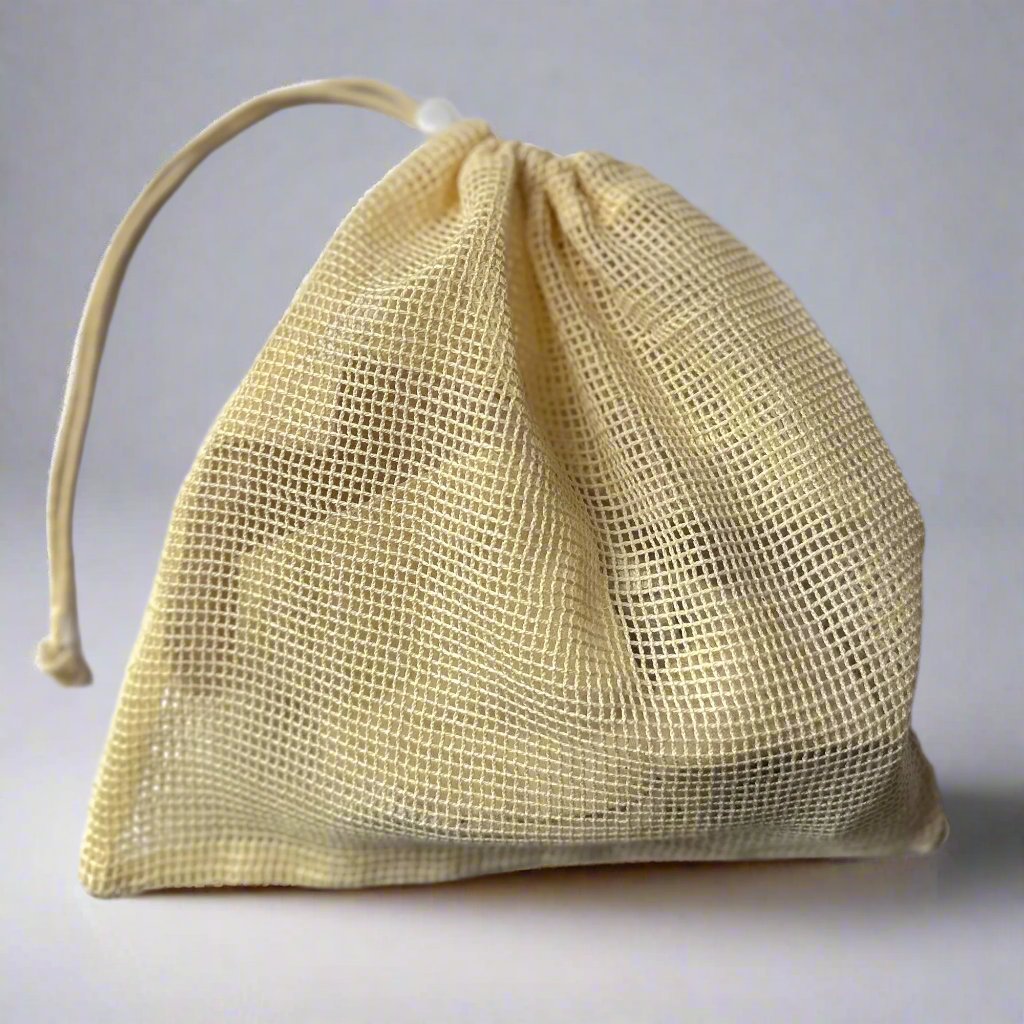 Cotton Mesh Laundry Bag - Inflight Essentials