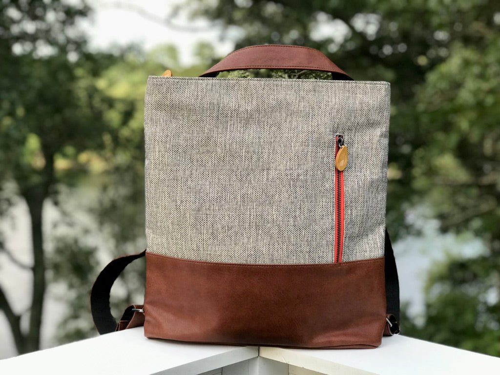 3 - in - 1 tote + backpack + crossbody - the ROCKAWAY - Inflight Essentials
