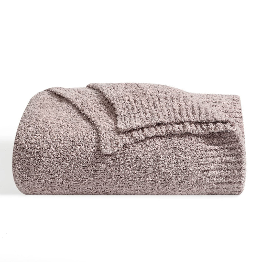 bearberry Super Soft Fluffy Throw Blanket Lightweight Cozy Warm Throw Blankets for Couch Bed Sofa All Season (Beige 53”x71”) - Inflight Essentials