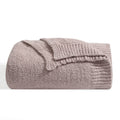 bearberry Super Soft Fluffy Throw Blanket Lightweight Cozy Warm Throw Blankets for Couch Bed Sofa All Season (Beige 53”x71”) - Inflight Essentials