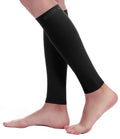 BSERA Calf Compression Sleeve Women Men 2 Pairs 20 - 30mmHg Footless Compression Socks Stockings for Calf Support Circulation Swelling Shin Splints Varicose Veins Recovery - Inflight Essentials