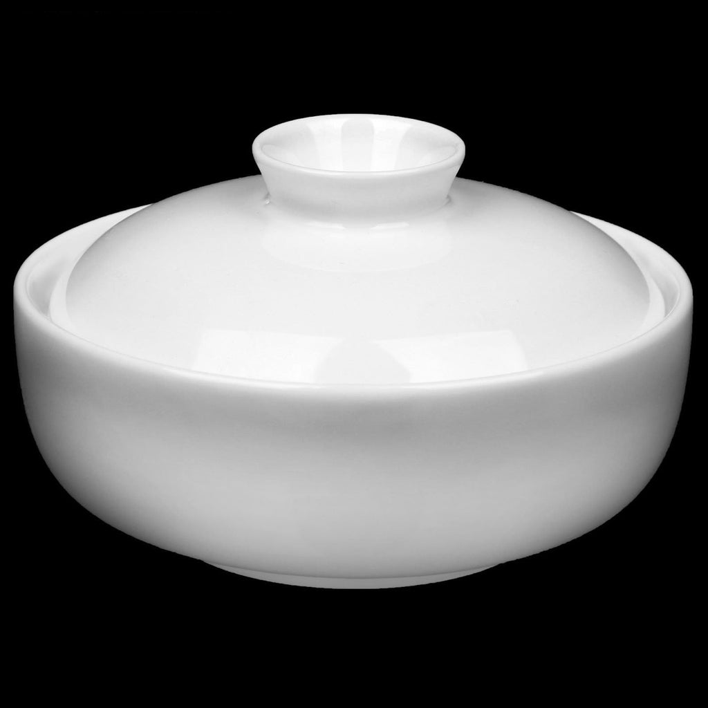 White Soup Cup With Lid 5" inch | 11 Fl Oz - Inflight Essentials