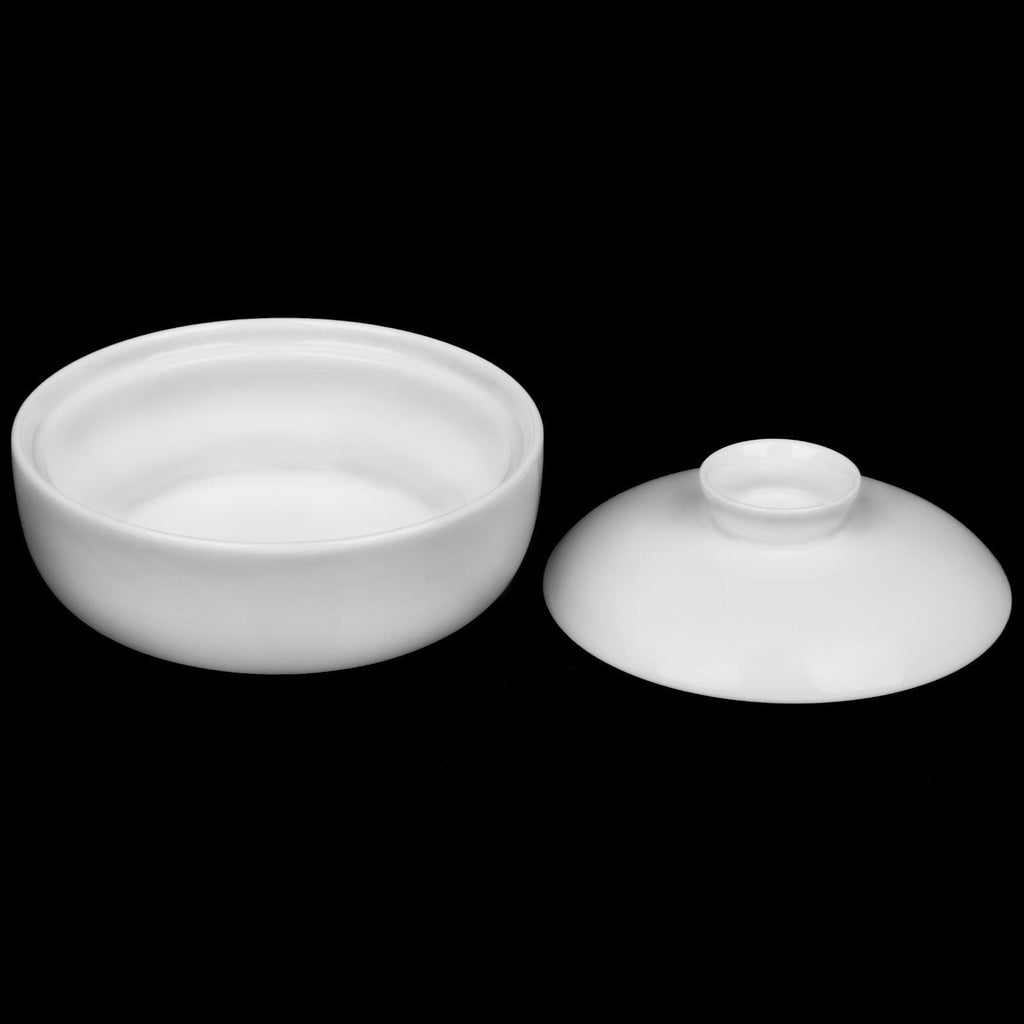 White Soup Cup With Lid 5" inch | 11 Fl Oz - Inflight Essentials