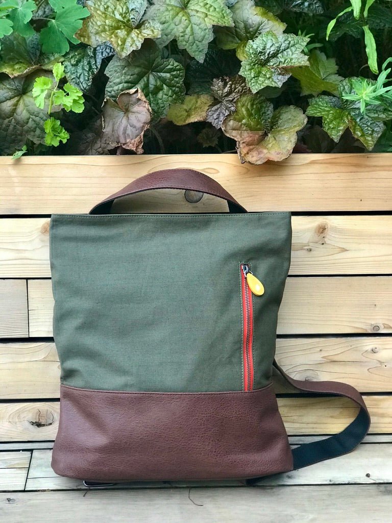 3 - in - 1 tote + backpack + crossbody - the ROCKAWAY - Inflight Essentials