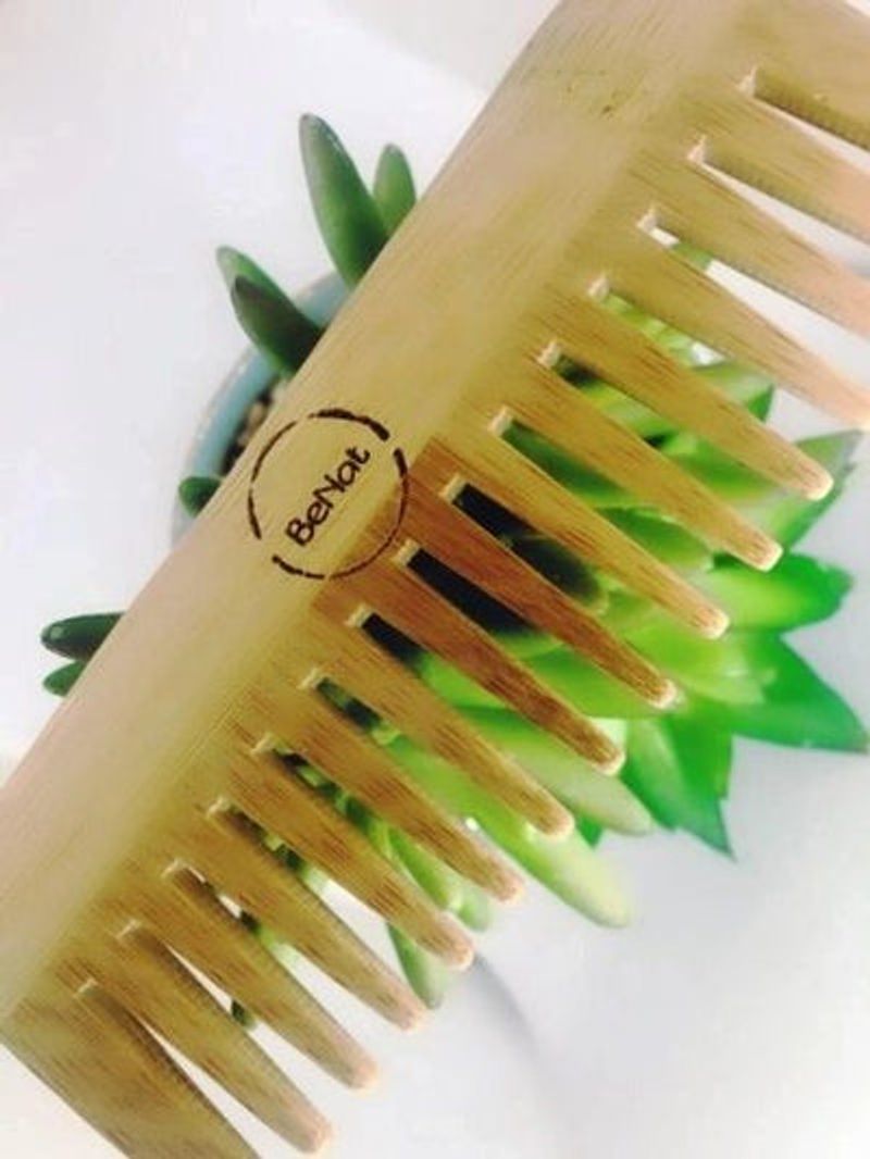 All - Natural Bamboo Hair Comb - Inflight Essentials