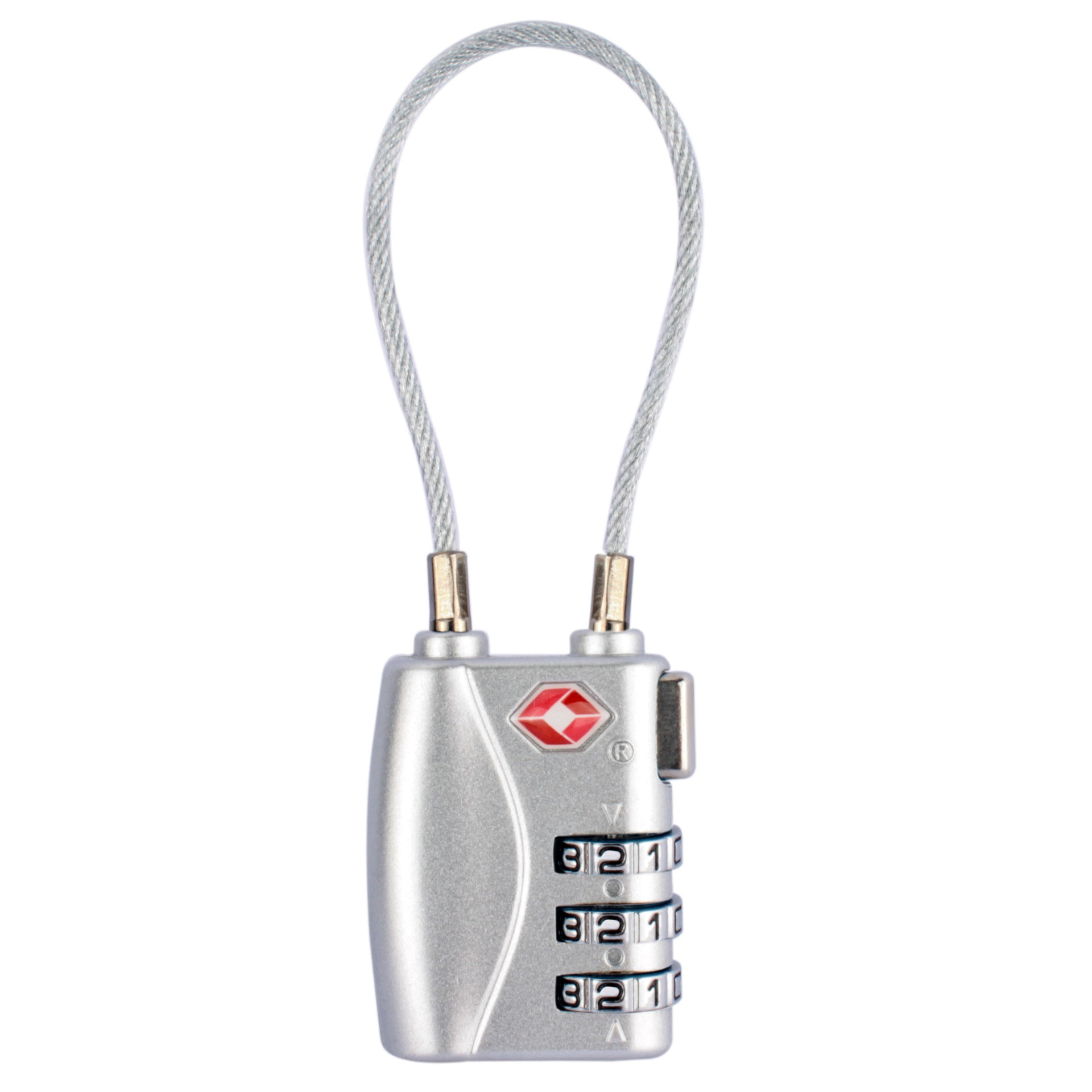 TSA Mini Luggage Lock with 719 Logo for Customs - Inflight Essentials
