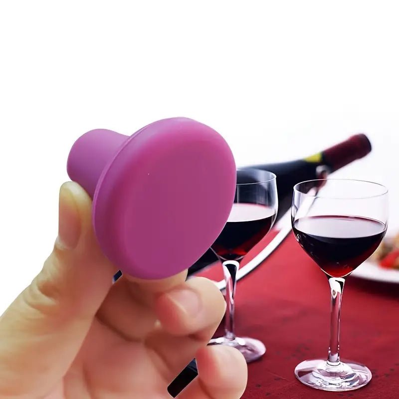 Silicone Wine Bottle Stopper - Single Piece - Inflight Essentials
