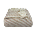 Chunky Camel Stripe Alpaca Throw - Inflight Essentials