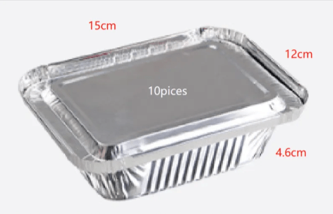 High - Temperature Resistant Disposable Tin Trays for Household Use - Inflight Essentials