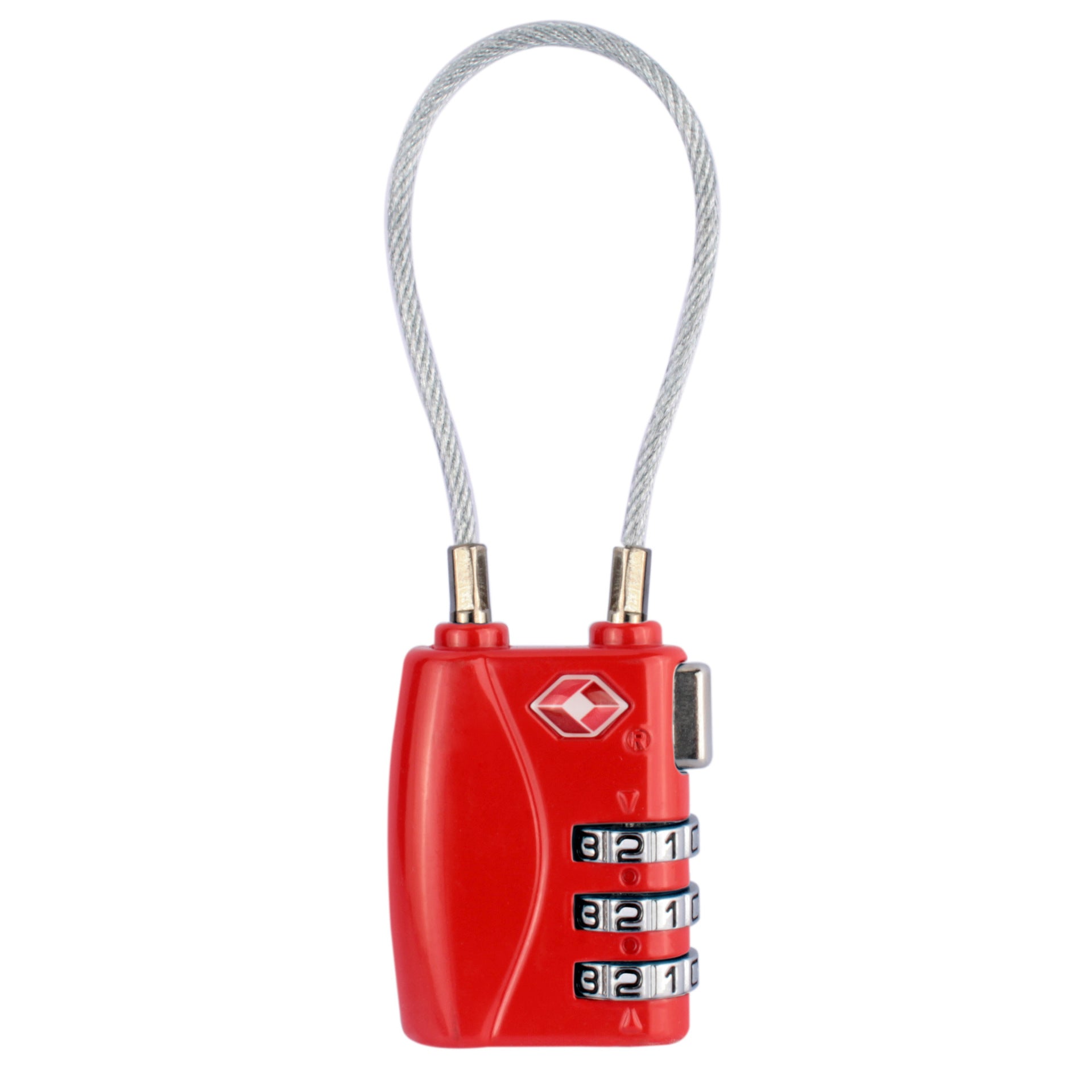 TSA Mini Luggage Lock with 719 Logo for Customs - Inflight Essentials