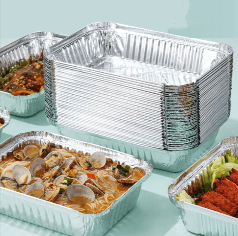 High - Temperature Resistant Disposable Tin Trays for Household Use - Inflight Essentials