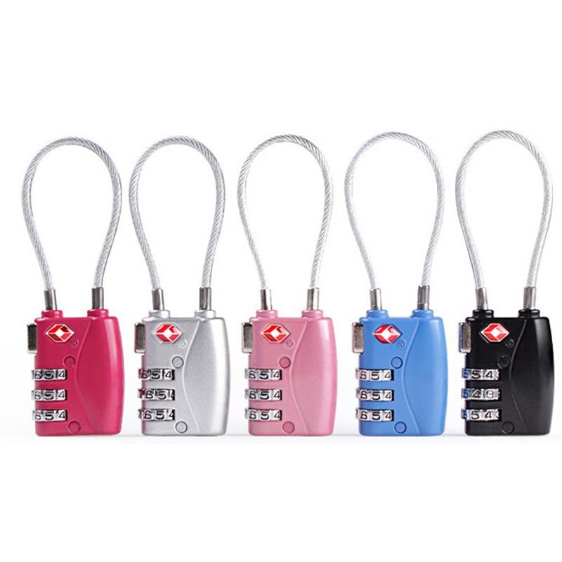 TSA Mini Luggage Lock with 719 Logo for Customs - Inflight Essentials