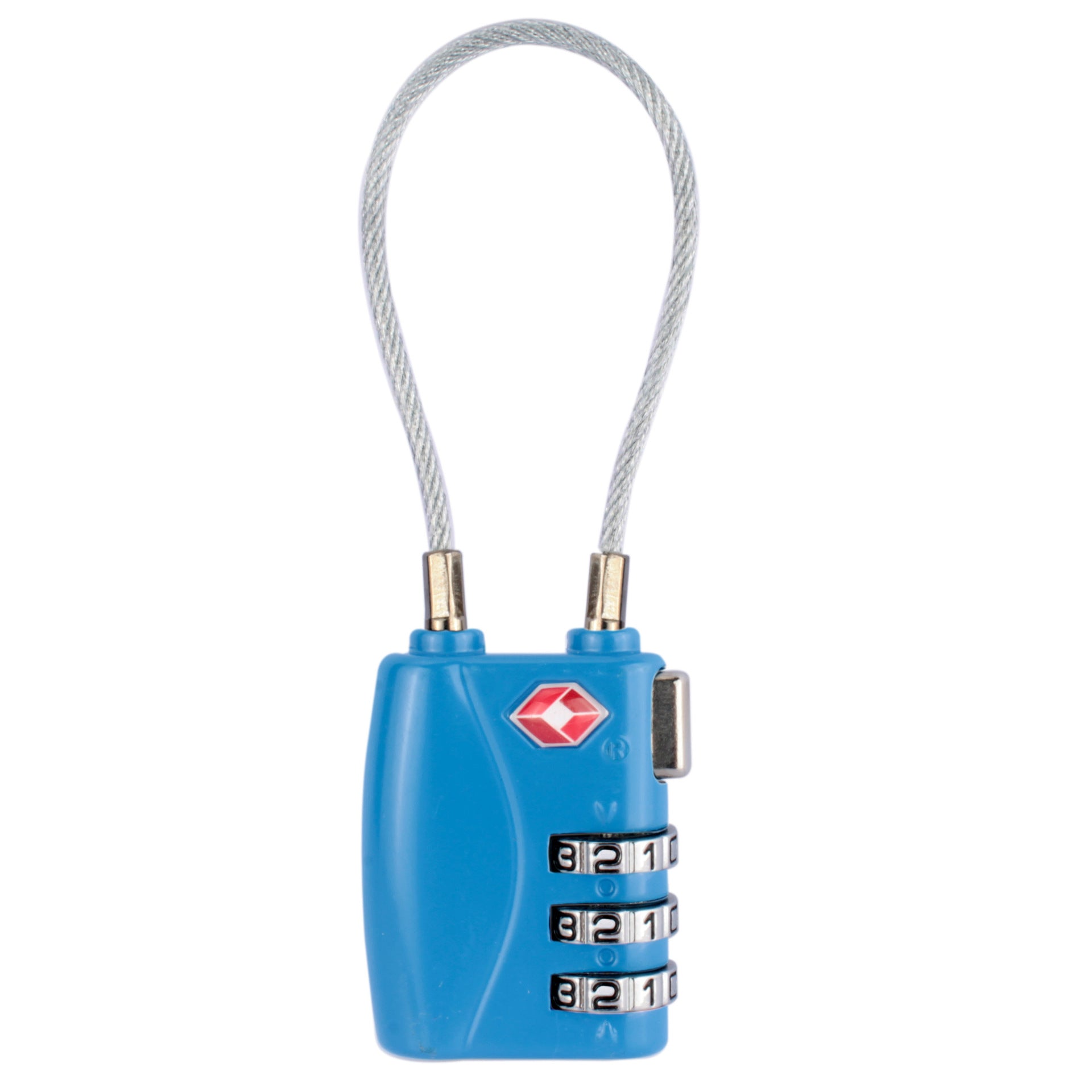 TSA Mini Luggage Lock with 719 Logo for Customs - Inflight Essentials