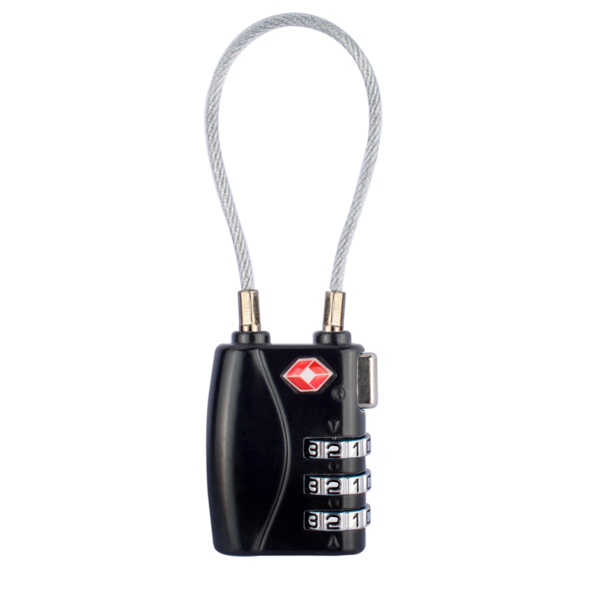 TSA Mini Luggage Lock with 719 Logo for Customs - Inflight Essentials
