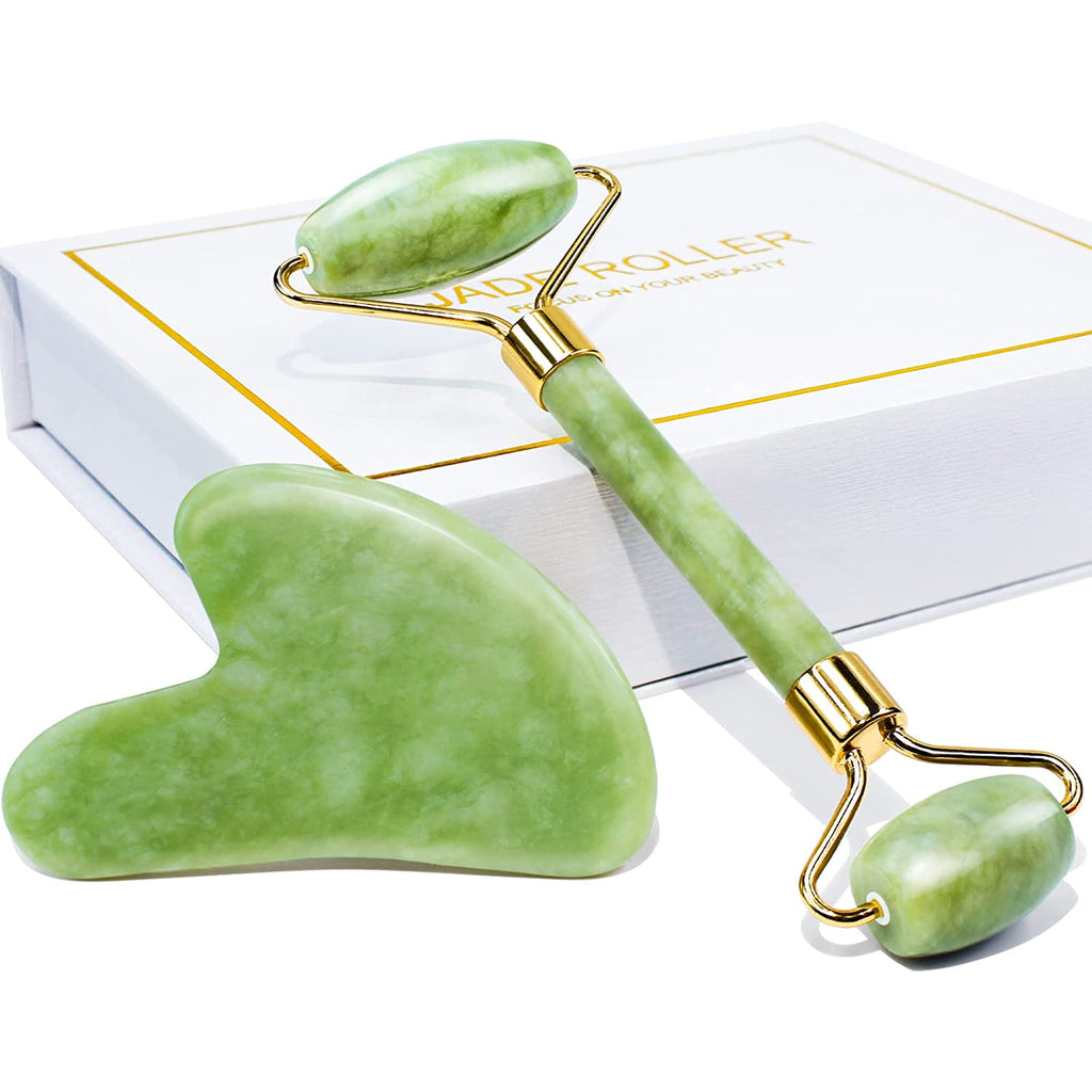 Jade Roller & Gua Sha Gift Box - Inflight Essentials
