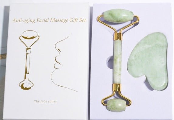 Jade Roller & Gua Sha Gift Box - Inflight Essentials