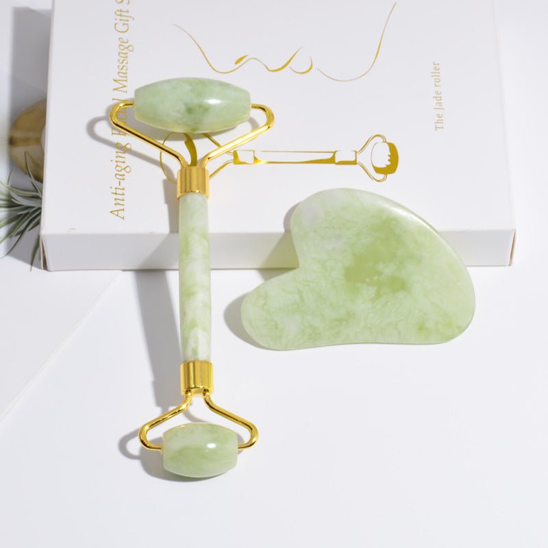 Jade Roller & Gua Sha Gift Box - Inflight Essentials
