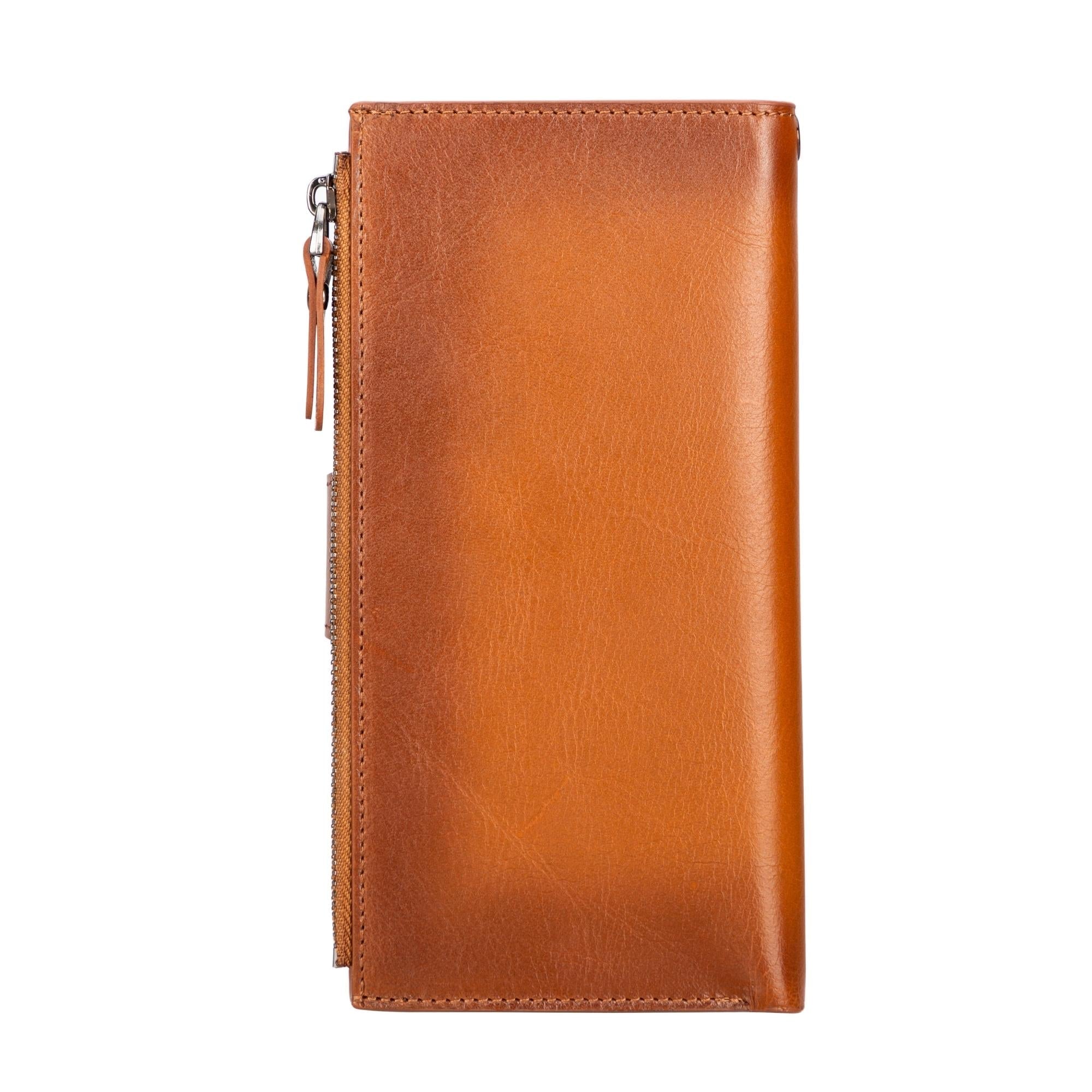 Kaycee Leather Women's Cell Phone Wallet with Strap - Inflight Essentials